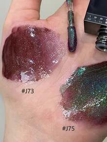GIRLCULT Unreal 高光泽唇彩 J73 Lethe Water，变色龙液体唇膏，油基钻石闪亮唇彩，闪亮金属光泽，持久显色，全息无滑石粉，韩国化妆品 - J73 Lethe water - 查看 4