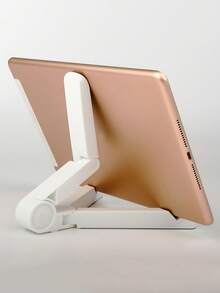 1pc Tablet & Phone Stand, Portable Slouchy Bracket, Foldable Triangular Desktop Cooling Holder - Support - View 9