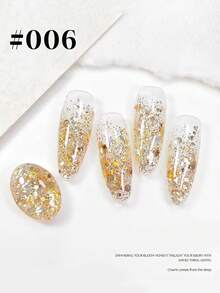 Mec 12ml 日本梦幻炫彩闪粉凝胶指甲油，8 色春夏限定款，粗细混合凝胶，彩虹闪光效果，蓝绿粉金，UV/LED 可卸，防脱落，沙龙品质，适合可爱、仙女、新娘和节日美甲。 - 彩色 - 查看 14