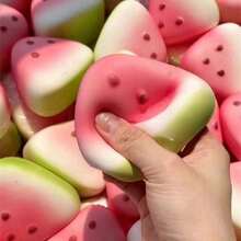 Watermelon Squeezable Toy, Slow Rebound, Cute And Stress-Relieving Squeezable Toy - 1PC - 查看 1