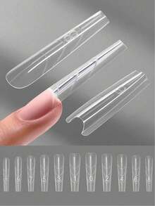 240 miếng/hộp Miếng dán nối móng hai lớp kiểu sandwich, Miếng dán nối móng hình oval mới (lớp trên và lớp dưới), Nối móng nhanh, Miếng dán móng giả hình hạnh nhân ngắn. Sản phẩm nối móng này phù hợp cho các tiệm nail và những người yêu thích làm móng. Đây là miếng dán dính dùng trong nghệ thuật làm móng, có thể dùng làm miếng dán nối móng. Đây là phụ kiện nối móng được sử dụng bởi các tiệm nail và nghệ sĩ làm móng. Nó có thể nhanh chóng tạo ra kiểu móng mùa hè. - Nhiều màu - Xem 7