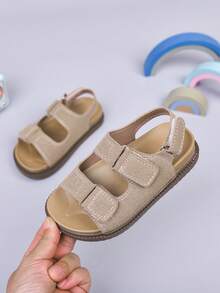 Unisex Kids' Sports Sandals, Casual Flat Sandals With Soft, Lightweight And Anti-Slip Soles - Khaki - View 2