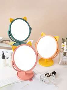 可爱猫咪、兔子、鹿耳化妆镜 - 彩色 - 查看 4