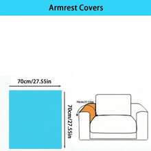 1件装水晶绒防水超声波沙发垫，四季皆宜，简约现代风格，宠物友好，防污防滑沙发套，防猫抓沙发保护套，适用于L型组合沙发和1/2/3/4座沙发（单独出售） - 深灰色 - 查看 12