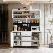 Cabinets - White + MDF-2 - View 1