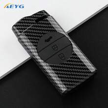 适用于奇瑞瑞虎7 Pro 8 Pro Exeed 瑞虎2 3x Arrizo 5 Pro Gx 5x EQ7 瑞虎4的碳纤维纹理ABS汽车钥匙壳保护套 - 奇瑞D款 - 查看 9