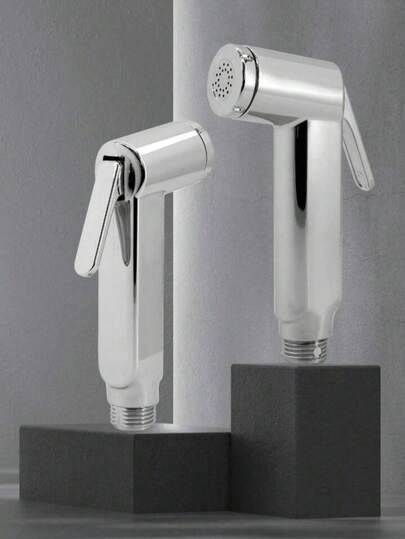 High Pressure Spray Nozzle With Water Hose, For Toilet Cleaning, Bathroom Accessories, Bathroom Tools