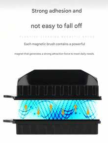 Aquarium Glass Cleaner, Strong Magnetic Aquarium Magnetic Brush, Fish Tank Glass Cleaning Tool - Multicolor - View 6