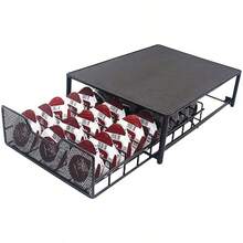 Coffee Pods Storage Drawer Compatible With Tassimo Pods Coffee Capsule Holder 54 Pcs Coffee Machine Stand With Pod Organiser Not Included Coffee Podsgtt - Black - View 7