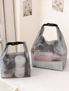 1个防水游泳包，大容量干湿分离抽绳袋，健身包，旅行洗漱包，游泳、旅行、化妆防水袋，男女通用 - 彩色 - 查看 5