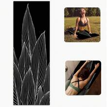 1pc 71*22inch Yoga Mat, Various Floral Patterns Available - Non-Slip Wear-Resistant Extra Wide & Thick Fitness Mat, Home/Professional Beginner Yoga Training Pad - Multicolor - View 6