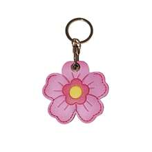 Leather Keychain Holder Case Compatible With AirTag,Flower Cute Air Tag Cover With Keychain Ring,GPS Tracker Case For Keys - Multicolor - View 12