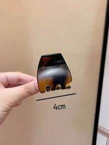 3/1件装高马尾固定神器发夹女士高档新款发爪后发夹发饰时尚爪夹休闲发夹优雅发夹 - 彩色 - 查看 8