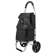 Large Lightweight Folding Shopping Cart With 40L Waterproof Bag 2 Wheel - A - View 10
