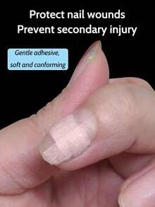 Nail Protection Stickers, Breathable Wound Protection Stickers, Nail Care Tools - Pink - View 2