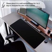 Gaming Mouse Mat Computer Desk Mat 800x300mm Desk Protector Non-Slip Mouse Pad Compatible With Laser And Optical Mice - Rectangle - View 5