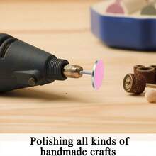 60pcs Replaceable Metal Grinding Heads, Pink Foot Care Sanding Paper, Foot Care Tools Accessories - Multicolor - View 8