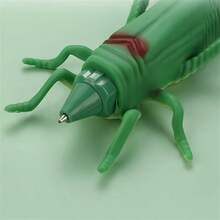 1 chiếc bút bi hình châu chấu sáng tạo, thích hợp làm văn phòng phẩm, lý tưởng cho mùa tựu trường và quà tặng lễ Phục sinh, mang lại trải nghiệm viết trơn tru. - Bộ - Xem 4