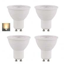 4pcs/10pcs GU10 220V-240V LED Light Bulb, Non-Dimmable, 38° Beam Angle, 6W, 6500K Cool White Or 3000K Warm White, Flicker-Free, Eye-Care, Indoor Lighting - White - View 9