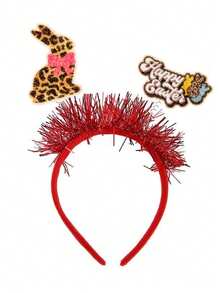 1pc Rabbit & Chick Egg Cartoon Party Cute ABS Plastic Easter Headband - Multicolor - View 6