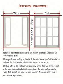 1pc Self-Adhesive Window Mesh Screen, Invisible Insect Proof Net For Home Use In Summer, Easy Installation, Grey Fiberglass Anti-Mosquito And Fly Net - Gray Mesh Black-edged Window Screen - View 6