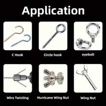 1pc Electric Slotted Screwdriver Tool, With 1pc Butterfly Bolt Socket Wrench, 6.35mm Hex Socket Nut Adapter - Multicolor - View 11