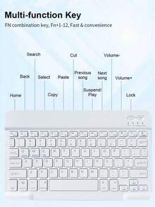 AKKHOO 鍵盤和鼠標套裝 - 白色 - 查看 8