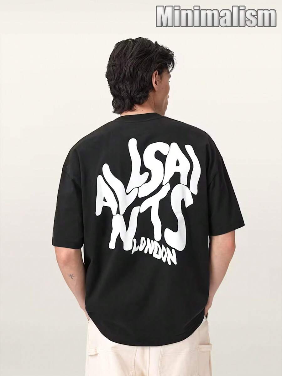 Orlando Logo Print Oversized T-Shirt - màu đen - Xem 1