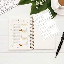 15张可重复使用的计划模板，4英寸x7英寸子弹笔记笔记本日记剪贴簿绘图模板 - 15件 - 查看 4