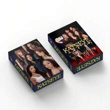 55pcs KATSEYE New Photo Card Decorations, Commemorative KPOP Star Peripherals LOMO Cards - Multicolor - View 4