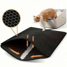 1pc Double-Layer Anti-Slip Pet Pad, Waterproof Anti-Leakage Mat - Black - View 15