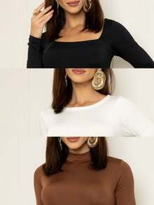 Simple None Beach - 3. Black, White, Brown - View 5
