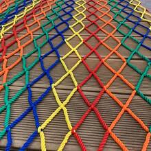 Red de cuerda de advertencia de alta resistencia de color, red de protección contra caídas para escaleras y balcones, red de protección contra caídas para patios al aire libre, red plana de protección contra caídas para construcción, equipo de protección duradero, fácil instalación, adecuada tanto para uso doméstico como comercial. - Multicolor - Ver 11