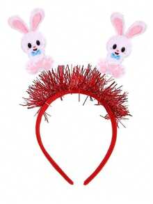1pc Rabbit & Chick Egg Party Cute ABS Plastic Easter Headband - Multicolor - View 4