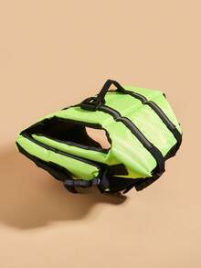 BONAPET Summer Pet High Buoyancy Adjustable Life Jacket, Cat & Dog Swimming Vest - Green - View 6