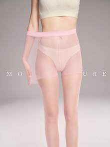 1 Pair Classic Versatile Leggings - Baby Pink - View 4