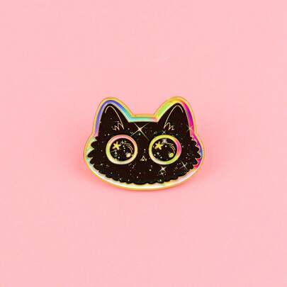 Ne regarde pas en arrière, tu ne vas pas par là' Broche badge en émail, accessoire de mode broche décoration pour vêtements de femme cadeau