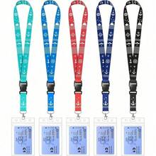 5/3/2/1 Packung wasserdichte Ausweishalter mit Lanyards, geeignet für Royal Caribbean, Carnival, Norwegian Cruise Lines im Jahr 2025 (gemischte Farben), für Versicherung, Sozialversicherung, Metro-Karte, Führerschein oder Kreditkarte - Verschiedenfarbig - Übersicht 2