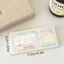 Romantic Series Memo Pad, Tear-Off Message Pad, High-Value Student Notebook, Suitable For Diary, Non-Stick Thick Paper, Message Paper, Notebook, Can Be Used To Make Exquisite Scrapbooks And Creative Displays - Rectangle - View 15