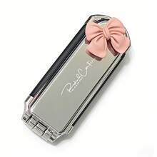 1 pieza Cepillo de pelo plegable con espejo de maquillaje, peine de cojín de aire portátil mini, herramienta de peinado suave para uso diario y viajes, accesorios de moda para el cabello para mujeres, para peluquería, salón de belleza, artículos esenciales de viaje, productos para el cabello, kit de herramientas para el cabello para el hogar, el sueño y el baño - Multicolor - Ver 10
