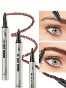 Pudaier 防水眉笔 - 液体眉笔，快速塑形，超细自然妆效，防水防汗，顺滑均匀，新手友好，持久妆容 - 06 - 查看 6