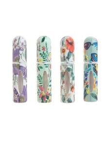 1/4pcs Butterfly & Flower Perfume Refillable Spray Bottle, Mini Perfume Atomizer, Birthday/Holiday Gift, Travel Portable 5ml, Back To School/Wedding Season, Spring/Summer - 彩色 - 查看 12