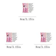 1/2/3pcs Interesting Quote DIY Heat Transfer Patches, Suitable For Children Clothing T-Shirts, Hoodies, Canvas Bags, Hats, Pillows - 3PCS-s - View 7