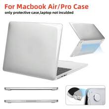 Funda protectora transparente compatible con Apple Air/Pro de 13.3 pulgadas A2337 A2179 A1932 (2018-2021 M1) ultra delgada - Ver 2