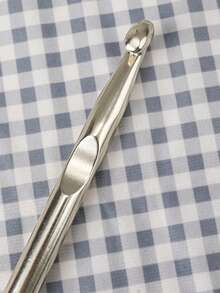 1 pieza Gancho de ganchillo grande de aluminio/Herramienta de tejido DIY/Aguja de ganchillo para hilo grueso - Aguja de crochet grande de aluminio - Ver 7