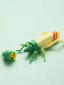 Pack Of 2 Creative Simulated Locust Ballpoint Pens, Student Gel Pens With Silicone Casing. Writing Pens, Signature Pens, Student Writing Supplies, Back-To-School Gift, Student Gift, Simulated Insect Pens. - Locust Ballpoint Pen - View 5