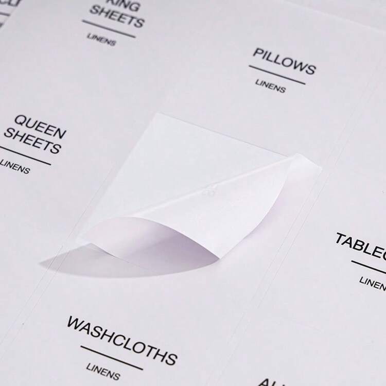 144pcs, Gifts For New Home, Minimalist Style, Kitchen Season Bottle Or Jar Lables, Waterproof Removable, Pantry Kitchen Ware Stickers - White - View 6