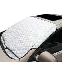 1pc Premium All-Weather Windshield Cover - Ultimate Barrier Against Snow, Frost & Ice, With Dust-Proof And Heat-Insulation Functions, Suitable For RVs - SUVs and Sedans Are Compatible - View 13