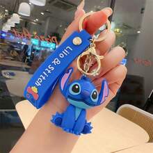 Llavero de Stitch de Disney, adecuado como regalo de vuelta a la escuela, recuerdo de fiesta, diseño lindo y divertido - Multicolor - Ver 8
