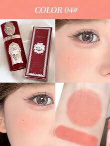 Gege Bear 1 pieza Rubor líquido mate, contorneado facial, de larga duración, ligero, rubor de maquillaje natural desnudo - Multicolor - Ver 11